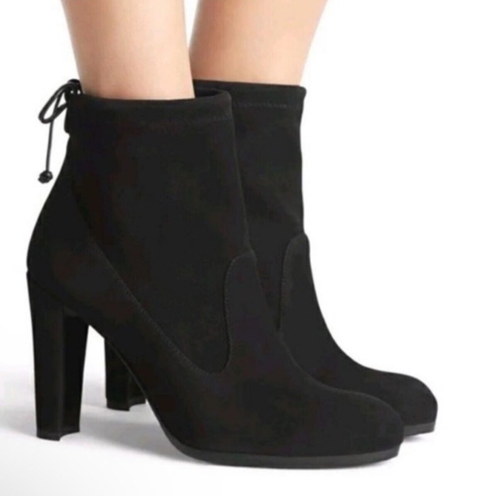 Stuart Weitzman Black Ankle Boots